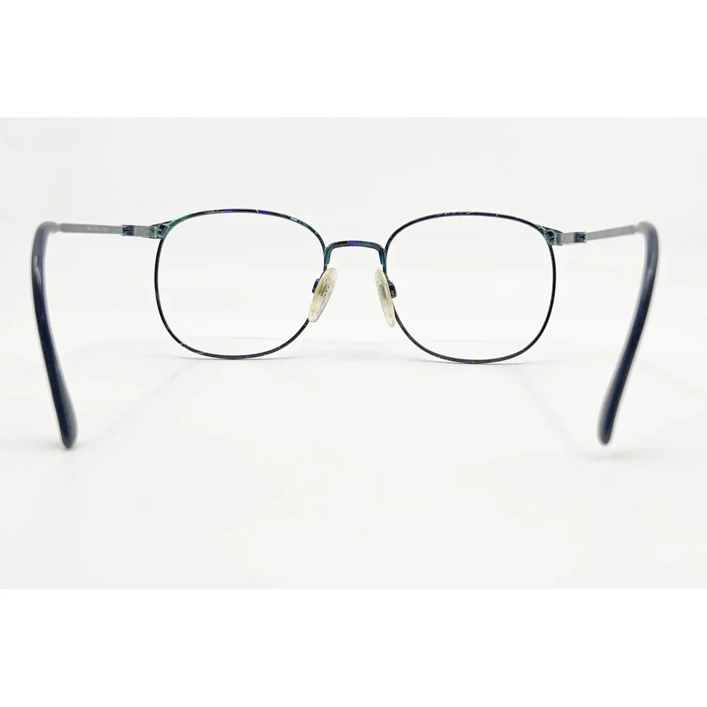 Charmant 4228 Eyeglasses Frames Unisex Green Pattern Metal Japan 54-19-145